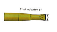 Pilot Adaptör 6 ° / Konu Matkap Shank Modeli R25 Kaya Delme Araçları