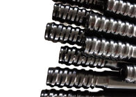 600 - 6095mm Uzunluk Siyah Renkli Dövme Madencilik Dişli Matkap Rod Kaya Delme Çubukları