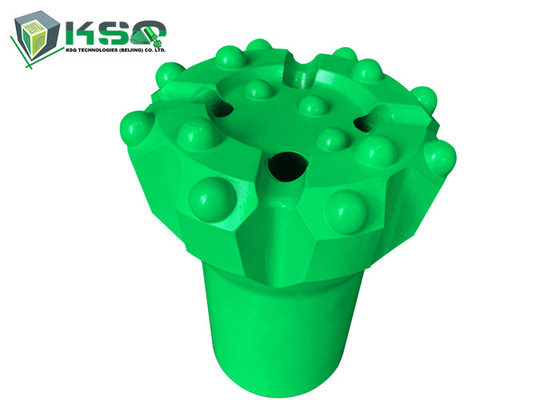 T51 102 115 127mm Sert Kaya Delme için Damla Merkezi Diş Düğmesi Matkap Ucu