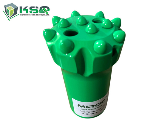 Kaya Delme Üst Darbeli Matkap Uçları İçin T38 76mm Aşınma Direnci