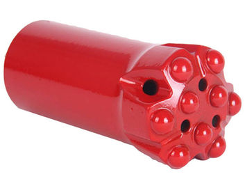 R25 R28 Düğme Matkap Ucu Küresel / Balistik Dia 33 - 45mm Kısa Etek ile