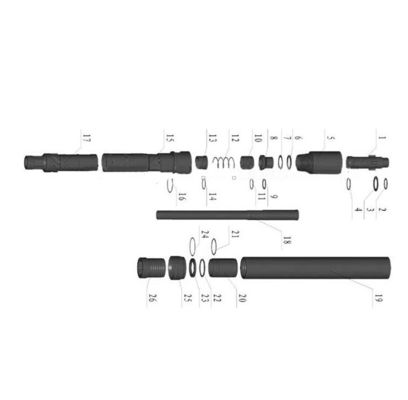 Çeşitli sondaj uygulamaları için çok yönlü DTH sondaj çekici