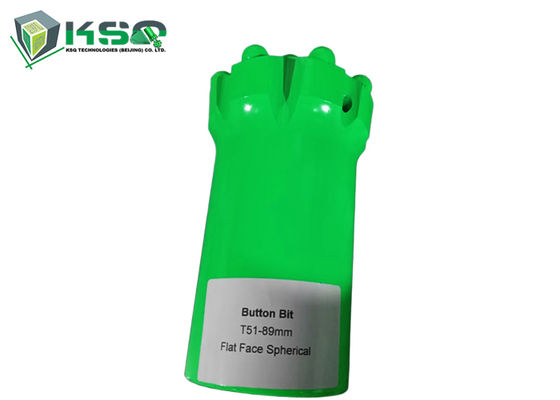 T51-89mm Bench Drilling için Yarım-balistik Karbid Tasarımı ile Filme Düğme Bit
