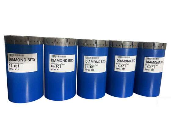 T6 Serisi Emprenye Elmaslı Kademeli Matkap Ucu, Çok Sert Kaya Delimi İçin, Tüm Boyutlarda Mevcuttur