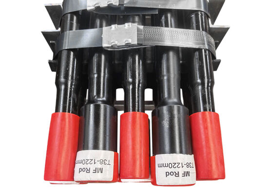 Thread MF Rock Drill Rod T38 1220mm Mining Quarry Hard Rock Factory Price için Top Hammer Borlama Aracı