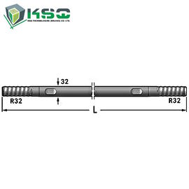 R32 Uzatma Rafı R32-Yuvarlak 32-R32 Yıkama Deliği 9.2 mm Daire İçi Düz 25.4 mm