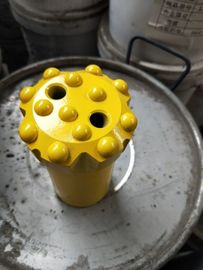 Dişli Düğme Madenciliği Sert Kaya Delme Araçları Tungsten Karbür Uçlar