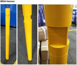 BR2 / BR3 2 "DTH Çekiçler Kuyu Sondaj Düşük Hava Basıncı BR2 Çekiç Sarı Renk