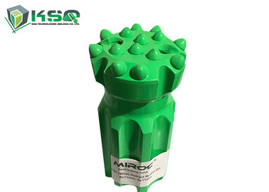 Dişli Tungsten Karbür Uçlar Kaya Delme Aletleri T45 76mm Geri Çekme Düğmesi Uçları