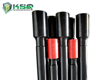 600 - 6095mm Uzunluk Siyah Renkli Dövme Madencilik Dişli Matkap Rod Kaya Delme Çubukları
