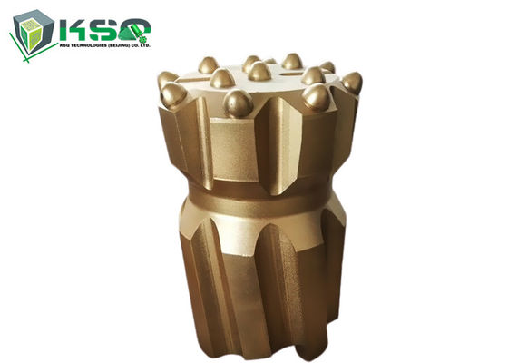 Taş ocağı için eğik gövdeli Retrac Düğme Tungsten Matkap Ucu T38 115mm Çap