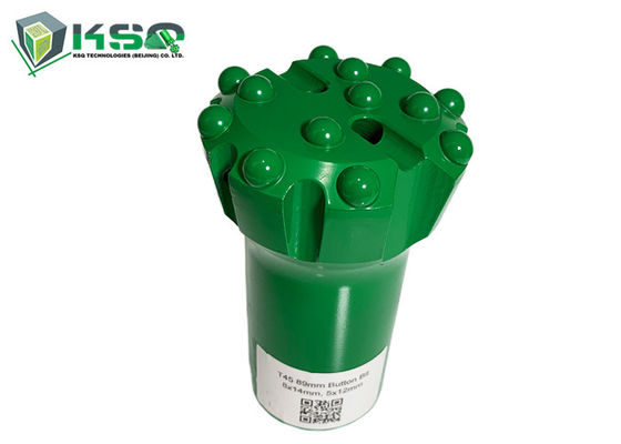 Yüksek Görüntü Hızı T45 89mm Kaya Delme Araçları İplik Düğme Uçları