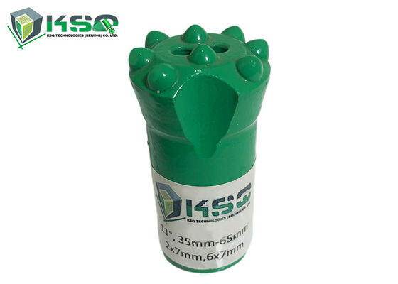 Küçük Delik Delme İçin 11 Derece Konik Tungsten Karbür Düğme Biti