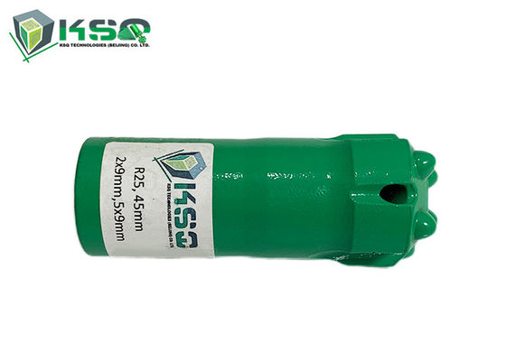 R25 Dia 45mm Kısa Etek Küresel Taş Ocağı Madenciliği Matkap Uçları