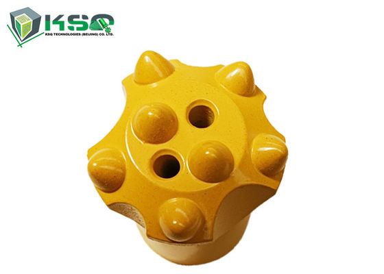 Karbon Çelik Alaşımlı Kaya Düğme Matkap Ucu 11 Derece 38mm Karbür Kaya Matkap Uçları
