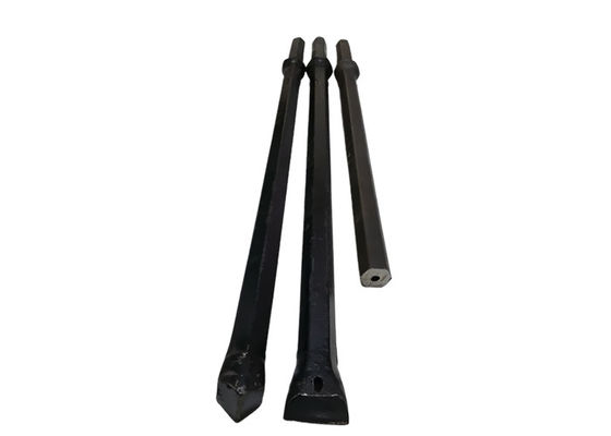 Yüksek Mukavemetli Alaşımlı Çelik Küçük Delik Kaya Sondaj H19 Shank Için Integral Matkap Çubuk 19x108mm