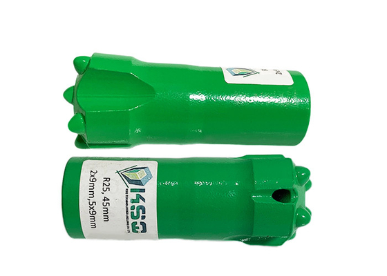 R32 45mm 51mm Madencilik İnşaat Aletleri Konu Düğmesi Matkap Ucu