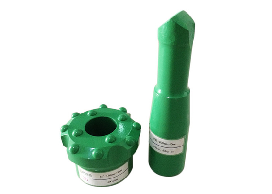 R25 / R28 / R32 6 12 Derece Pilot Adaptör Matkap Ucu, Kesme Delikleri için Taş ocağı Madenciliği