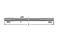 R32-Hex 28-R28 Yıkama Deliği 8.8mm R28 Drifter Çubuğu