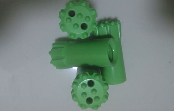 Tungsten Carbide Mining Drill Bits With R28 R32 Threaded Spherical and Ballistic Buttons