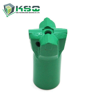 R32 - 43mm Threaded Cross Bits Rock Drilling Bit For Underground Coal Mining