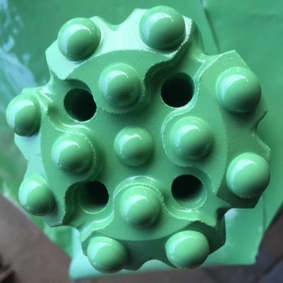 Düz Çukur Uygulama Drop Center Geri çekilebilir Matkap Tuşu Düğme Kaya Delme Uçları