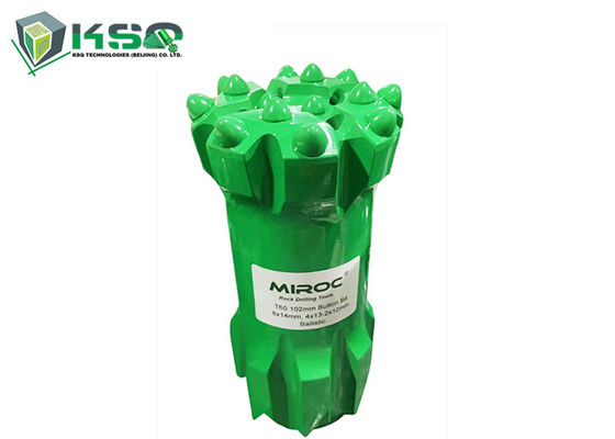 T60 102mm Çaplı Karbür Çelik Malzeme Retrac Gövde Kaya Düğmesi Matkap Ucu