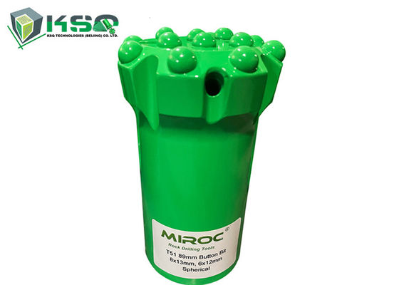 T38 102mm Yüksek Mukavemetli Krom Molibden Çelik Düğme Matkap Ucu