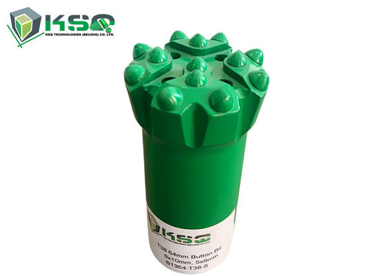 Tungsten Karbür T38 Düğme Matkap Ucu Çapı 64mm Sürüklenen