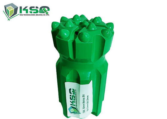 T38 Düğme matkabı 64 mm'den 76 mm'ye kadar en üst çekiç volfram karbid ipliği