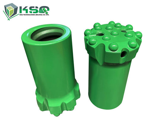 T51 89mm Düğme matkabı Bit Tungsten Karbür / 14 Düğme Filmiş