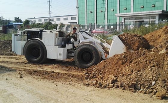 Yeraltı Madenciliği Yük Yığın Dökme Makinesi Turuncu / Beyaz / Sarı