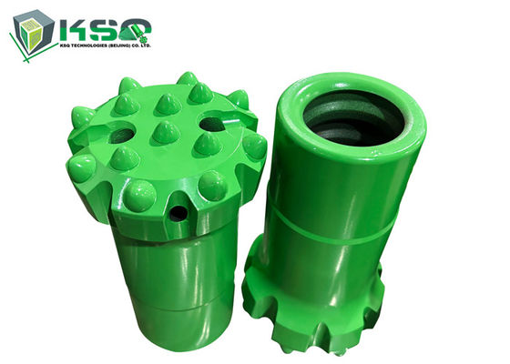 T51-102mm Tungsten Karbür ve Yüksek Güçlü Alaşımlı Çelik Düğme matkapı Orta Sert Taş Koşulları için İdeal