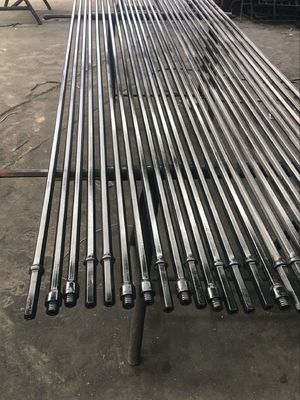 Küçük Delik Dişli Matkap Çubuk H25 Uzunluk 3050mm Saplı 22 * ​​108mm