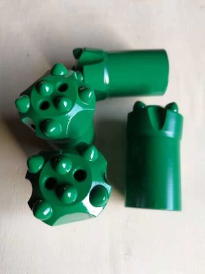 Hassas Düğme Matkap Ucu Konik Kaya Bit Uzun / Kısa Etek Kaya Için 7/11/12 Derece Matkap Çubuk