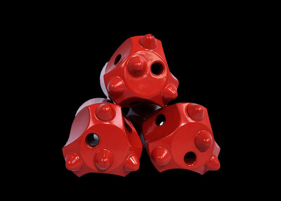 12 Derece Retract Tipi Küresel Düğme Matkap Ucu 30-42mm Dia Carbid Alaşım Malzeme