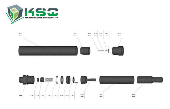 DTH Delme Araçları tescilli ısıl işlem süreci DTH90-I Hammer