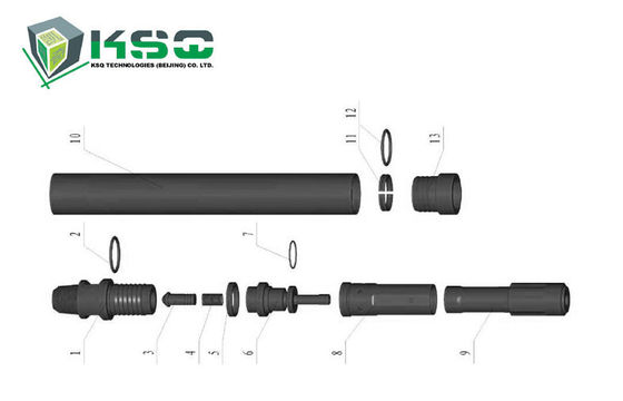 DTH345 Hammer, DTH345-12 Bit Tutucu Halka için DTH Sondaj Aletleri