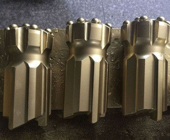 Dövme Üst Çekiçli Sondaj / T45 Geri Çekme İpliği Düğmesi Kaya Matkap Ucu 76mm