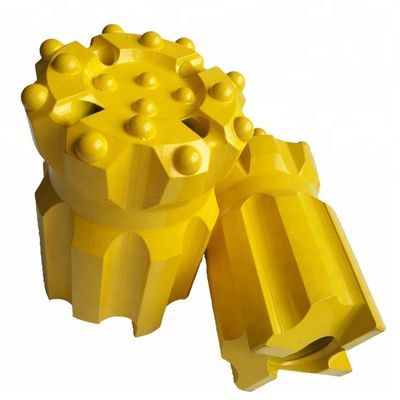 GT60 Için 115mm Bırak Merkezi Retrac Düğme Bit Düz Gri Granit geri çekilebilir matkap ucu