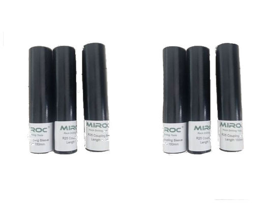 Bağlantı Manşonları Sürüklenen Tünel Delme Çubukları R25 R32 R38 T38 D35mm - 56mm