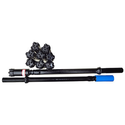 R25 Dişli Matkap Çubuk Hex 22 / 25mm Sürüklenen ve Tünel Açma için Sap Uçlu çubuk