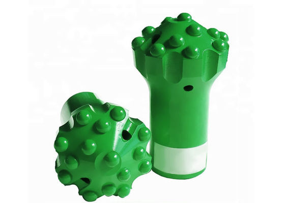 Tungsten Karbür Oyma Dome Bit Dia 76 - 127mm Küresel / Parabolik Düğmeler 35 °