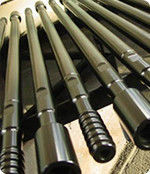 Erkek Kadın Dişli Kaya Matkap Kılavuzu Speed ​​Rod Yüksek Hassasiyetli T38 İplik