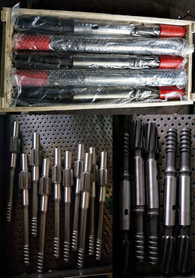 Yeraltı Madenciliği Matkap Shank Adaptörü R32 R38 T38 Konu Yüksek Mukavemet