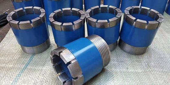 Tek Tüp Elmas Ucu Matkap Ucu Sıcak Preslenmiş Sinterlenmiş Dia 28 - 200mm