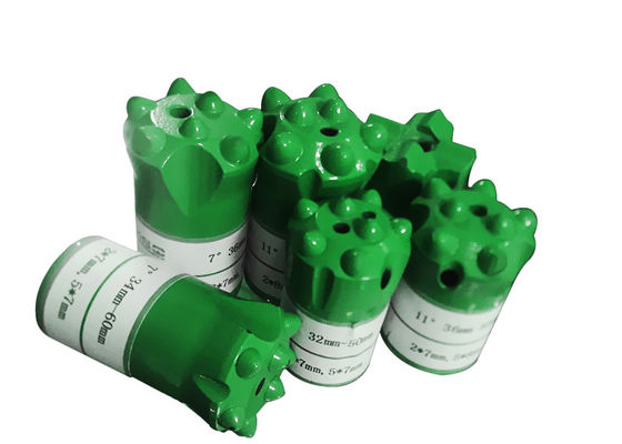 Konik Kömür Madenciliği Sondaj Düğmesi Bit Küçük Delik Kaya Uzunluğu Araçları Için Uzunluk ile 28mm-41mm