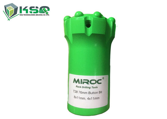 Balistik Karbür Uçlar ile T38 76mm Düğme Matkap Ucu Normal Vücut