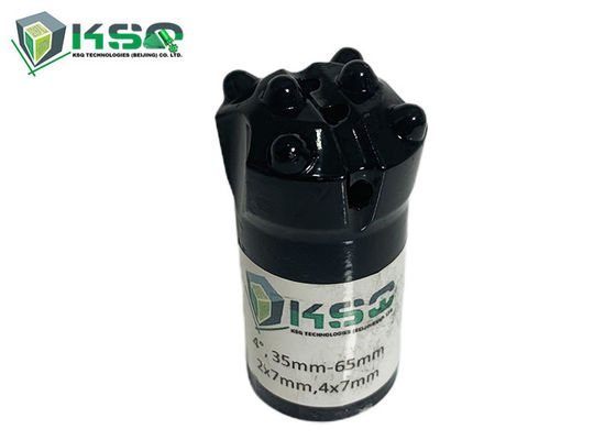 Küçük Delik Delme için 35-65mm 4 Derece Konik Tungsten Karbür Düğme Bit