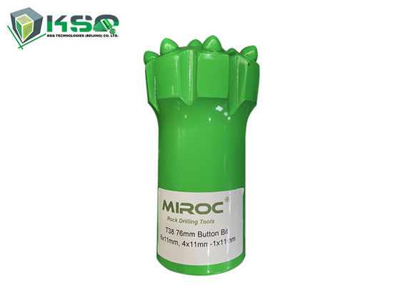 T38 64mm ila 89mm Üst Çekiç Tungsten Karbür İplik Düğmesi Matkap Ucu